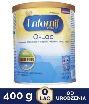 Enfamil O-Lac mleko modyfikowane bez laktozy dla niemowląt 800 g