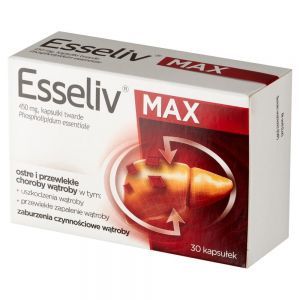Esseliv max 450 mg x 30 kaps