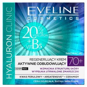Eveline Bio Hyaluron Expert intensywnie regenerujący krem-koncentrat aktywnie odmładzający 70+ na dzień i noc 50 ml
