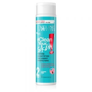 Eveline Clean Your Skin oczyszczająco - matujący tonik przeciw niedoskonałościom 225 ml