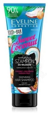 Eveline Food for Hair Sweet Coconut szampon do włosów normalnych i cienkich 250 ml