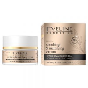 Eveline Organic Gold matujący krem łagodzący 50 ml