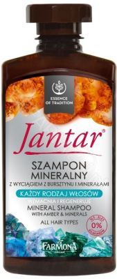 Farmona Jantar szampon mineralny z wyciągiem z bursztynu i minerałami 330 ml