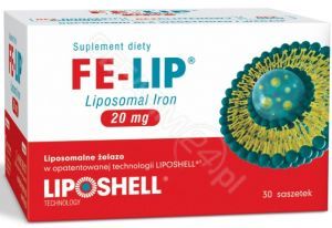 Fe-Lip - liposomalne żelazo 20 mg x 30 sasz