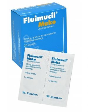 Fluimucil Muko 200 mg x 20 saszetek po 1 g
