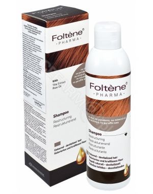 Foltene pharma szampon restrukturyzujący do włosów farbowanych i zniszczonych 200 ml