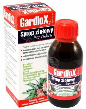 Gardlox 7 syrop ziołowy bez cukru 120 ml