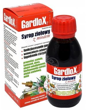 Gardlox 7 syrop ziołowy z miodem 120 ml