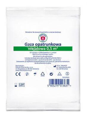 Gaza opatrunkowa niejałowa 17 - nitkowa 1/2 m2 (Apteczka ABC)