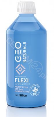 GeoNaturals Flexi Silica Krzem 100 mg + Mangan 3 mg + Bor 1,8 mg x 500 ml