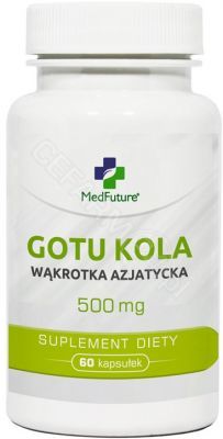 Gotu Kola (wąkrotka azjatycka) 500 mg x 60 kaps (Medfuture)