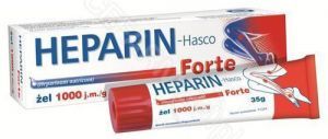 Heparin-hasco forte żel 35 g