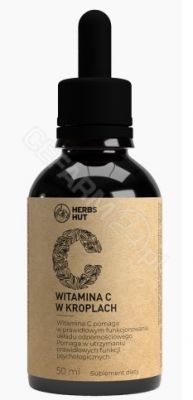 Herbs Hut Witamina C w kroplach 50 ml