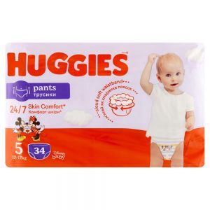 Huggies Pants Jumbo 5 (12-17 kg) pieluchomajtki x 34 szt
