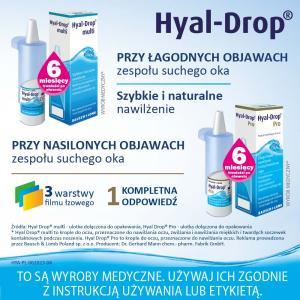 Hyal-Drop multi - krople do nawilżania oczu i soczewek kontaktowych 10 ml