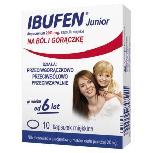 Ibufen junior 200 mg x 10 kaps