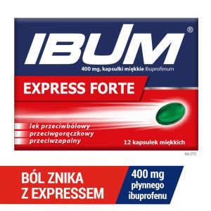 Ibum express 400 mg x 12 kaps