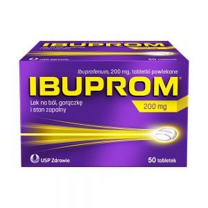 Ibuprom 200 mg x 50 tabl powlekanych