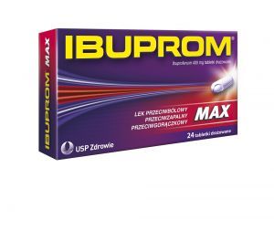 Ibuprom max 400 mg x 24 tabl drażowanych