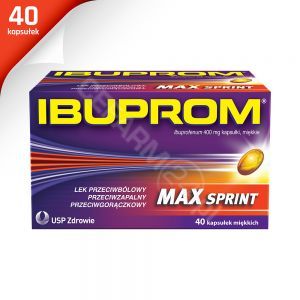 Ibuprom max sprint 400 mg x 40 kaps