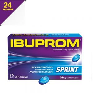Ibuprom sprint 200 mg x 24 kaps