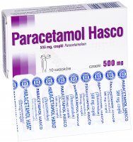 Paracetamol 500 mg x 10 czopków (Hasco)
