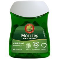 Moller's Forte x 60 kaps + chusteczka do czyszczenia okularów GRATIS!!!