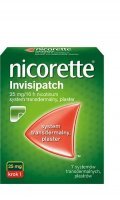 Nicorette invisipatch plastry 25 mg/16 h x 7szt