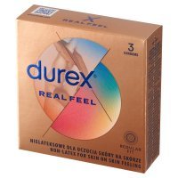 Durex Real Feel prezerwatywy gładkie bez lateksu x 3 szt
