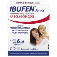 Ibufen junior 200 mg x 10 kaps