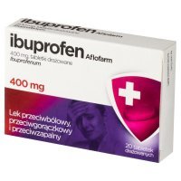 Ibuprofen aflofarm 400 mg x 20 tabl drażowanych