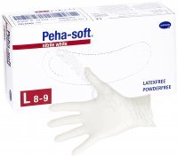 Rękawice niesterylne peha-soft nitrile white L x 100 szt