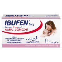 Ibufen Baby  60 mg x 5 czopków