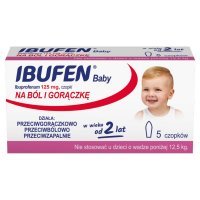 Ibufen Baby 125 mg x 5 czopków