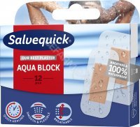 Plastry Salvequick Aqua Block (szybkogojące) x 12 szt