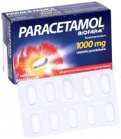 Paracetamol  1000 mg x 10 tabl powlekanych (biofarm)