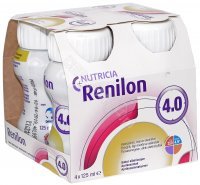 Renilon 4.0 o smaku morelowym 4 x 125 ml