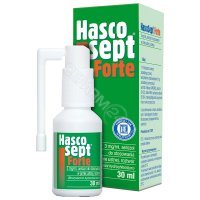 Hascosept forte 3 mg/ml aerozol do stosowania w jamie ustnej 30 ml