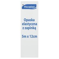 Opaska elastyczna tkana z zapinką 5m x 12cm (3M)
