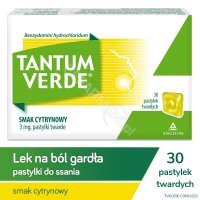 Tantum verde 3 mg x 30 pastylek do ssania o smaku cytrynowym