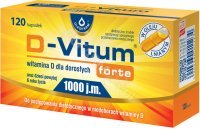 D-Vitum forte 1000 j.m. (witamina D dla dorosłych) x 120 kaps