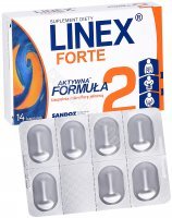 Linex forte - suplement diety z bakteriami probiotycznymi x 14 kaps