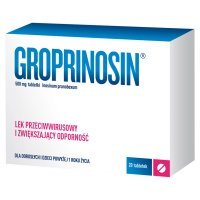 Groprinosin 500 mg x 20 tabl