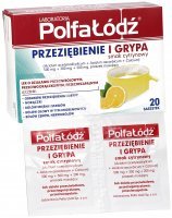 Laboratoria Polfa Łódź przeziębienie i grypa x 20 sasz o smaku cytrynowym