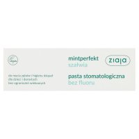 Ziaja Mintperfekt szałwia  pasta stomatologiczna bez fluoru 75 ml