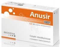 Anusir 10 mg x 10 czopków doodbytniczych