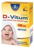 D-Vitum witamina D dla niemowląt 400 j.m aerozol 6 ml