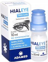 Hialeye Free 0,4% nawilżające krople do oczu 10 ml