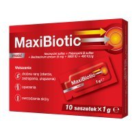 Maxibiotic maść 10 g (10 sasz po 1 g)