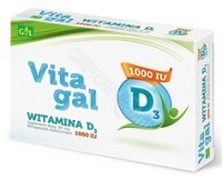 Vitagal witamina D3 1000 IU x 60 kaps (Gal)